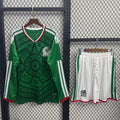 Ensemble domicile homme Mexique 25/26 Le 12 -ème Maillot, maillot à manches longues, logo et couleurs du maillot national.