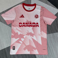 Maillot 25/26 Canada Le 12 -ème Maillot, maillot de sport avec logo canadien, vue frontale, textile en détails.