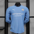 Maillot Manchester City manches longues 2024-25 Le 12 -ème Maillot, maillot de football avec logo et design officiel.