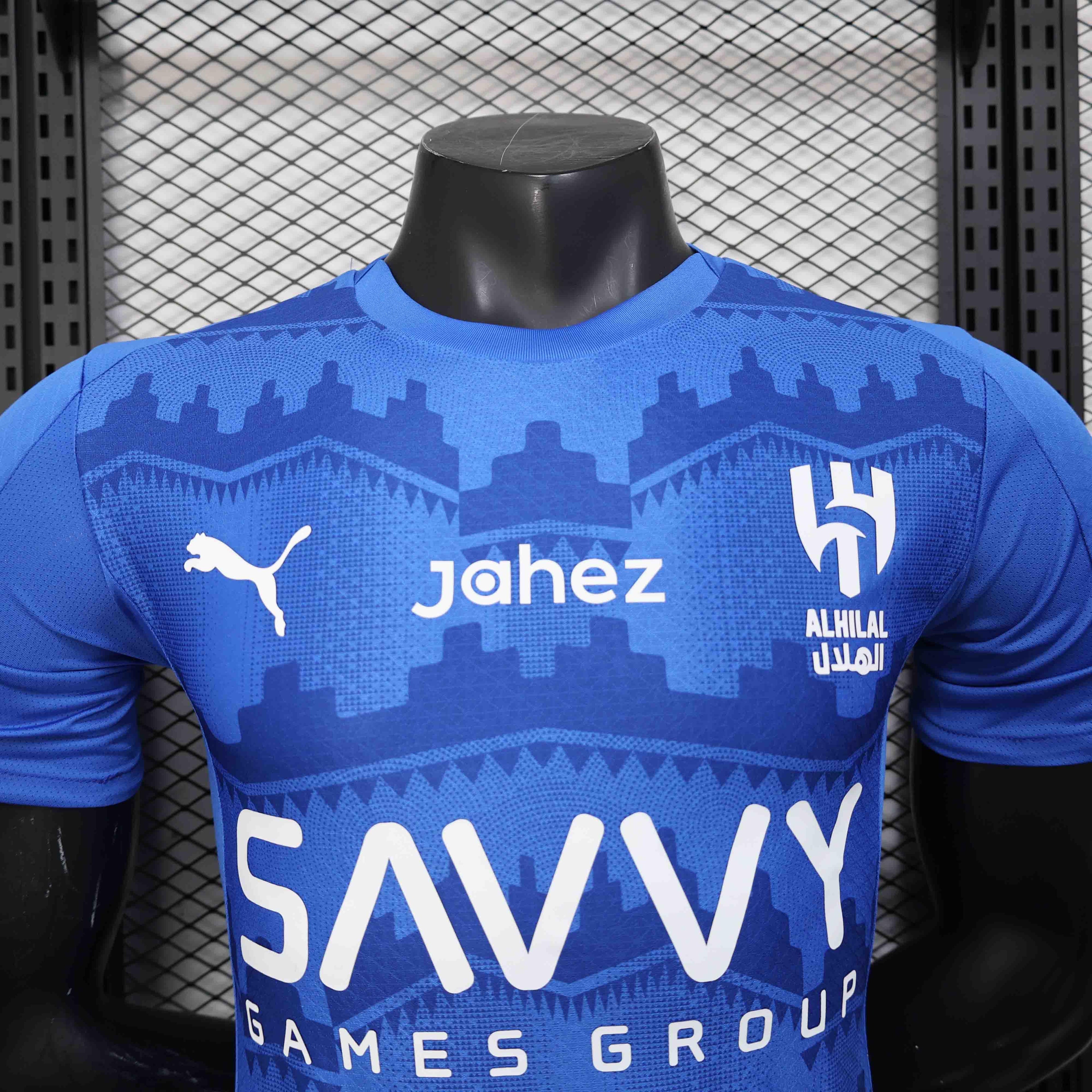 Maillot de football Al Hilal 2025-26, marque Le 12 -ème Maillot, vue de face avec logo et détails du maillot.