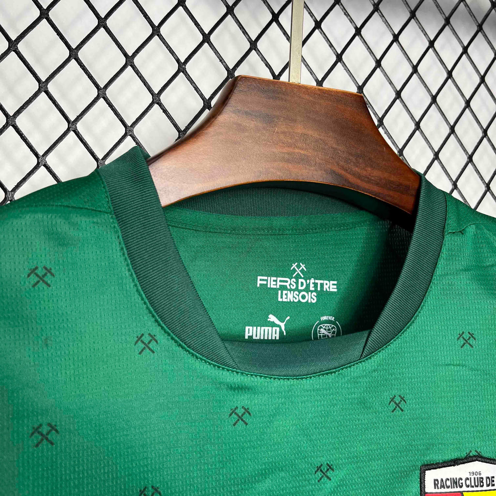 Maillot extérieur Le 12 -ème Lens 2024-25, maillot de football avec logo et design officiel visible sur fond blanc