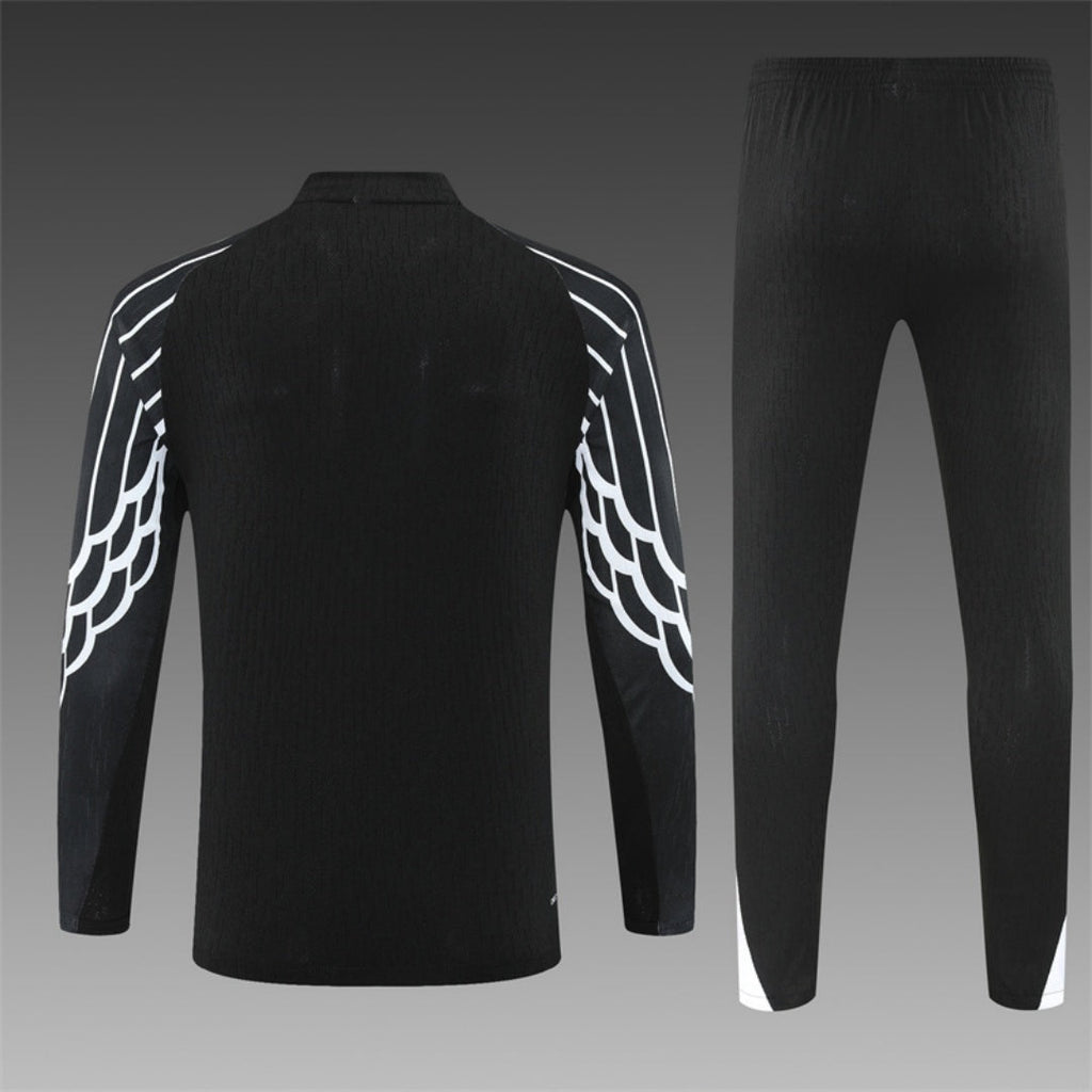 Ensemble de football PSG Le 12 -ème Maillot noir 25/26, maillot officiel avec logo et design sportif visible.