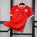 Maillot de football Tunisie Coupe du Monde 2026, marque Le 12 -ème Maillot, vue de face avec logo et design national.