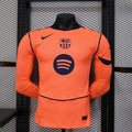 Maillot manches longues FC Barcelone 2025-26 Le 12 -ème Maillot, maillot de football avec logo et design officiel.