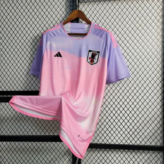 Maillot Japon féminin extérieur 2023-2024 Le 12 -ème Maillot, jersey de football japonais avec logo et design sportif.