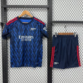Ensemble de football extérieur Arsenal 25/26 pour adulte, maillot et shorts, marque Le 12 -ème Maillot, couleur bleu.