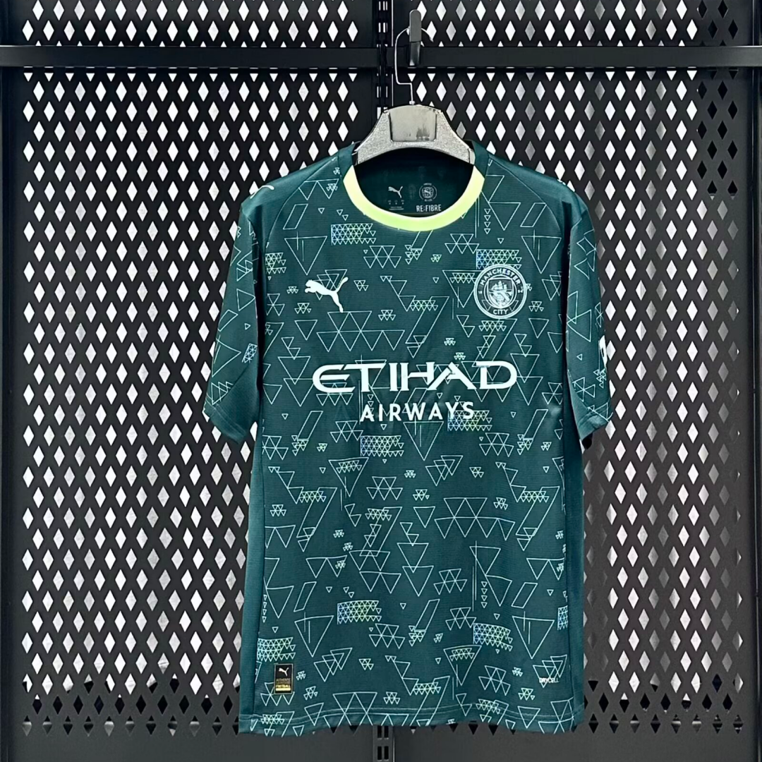 Maillot 25/26 Manchester City Le 12 -ème Maillot, maillot de football avec logo et design officiel, vue de face.