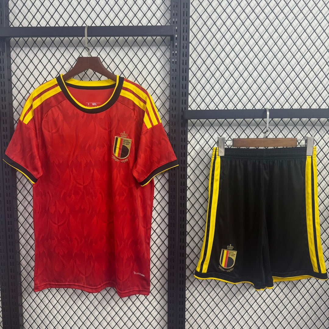 Maillot domicile adulte Belgique 25/26, équipe nationale, en bleu avec logo et détails, par Le 12 -ème Maillot