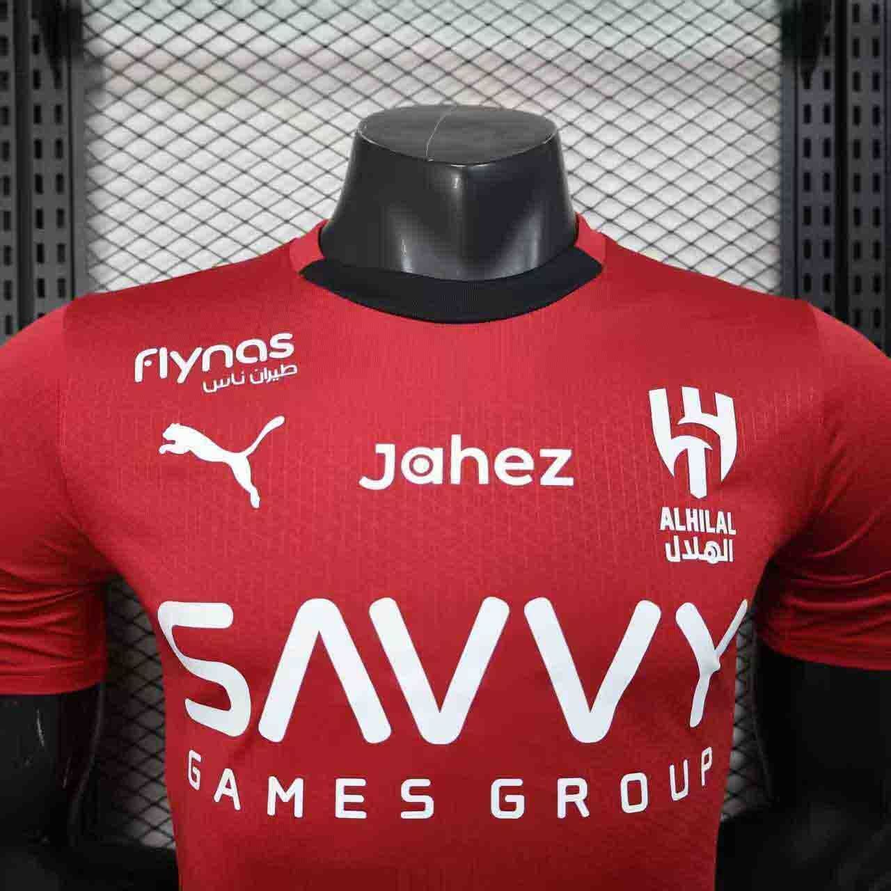 Maillot de football AL-Hilal 2025-26 Le 12 -ème Maillot, maillot de sport avec logo et design officiel.