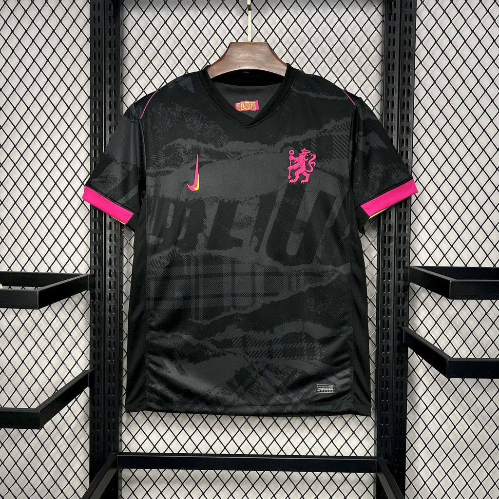 Maillot Chelsea troisième 2024/25 de Le 12 -ème Maillot, vue de face avec logo et détails du maillot de football.