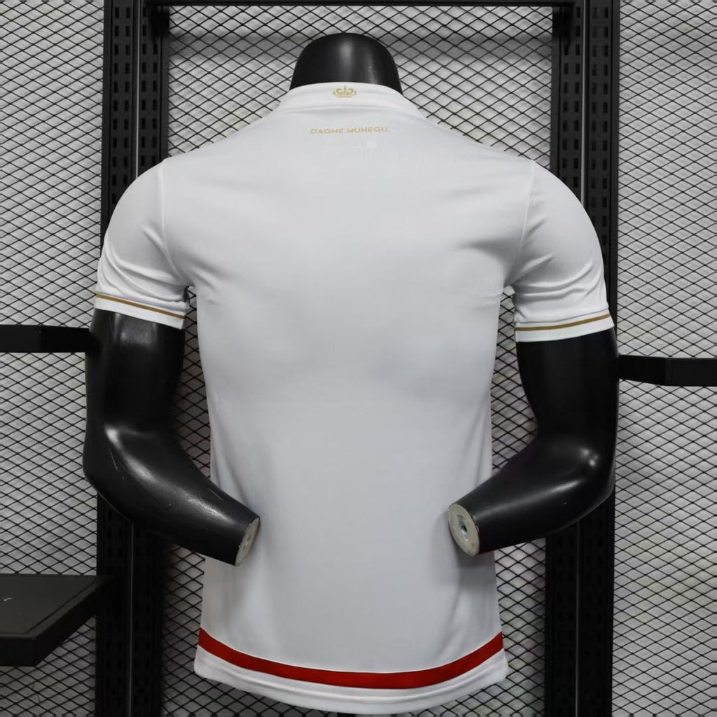 Maillot domicile Monaco 25/26 Le 12 -ème Maillot, maillot de football pour joueur, vue front avec logo et détails du design