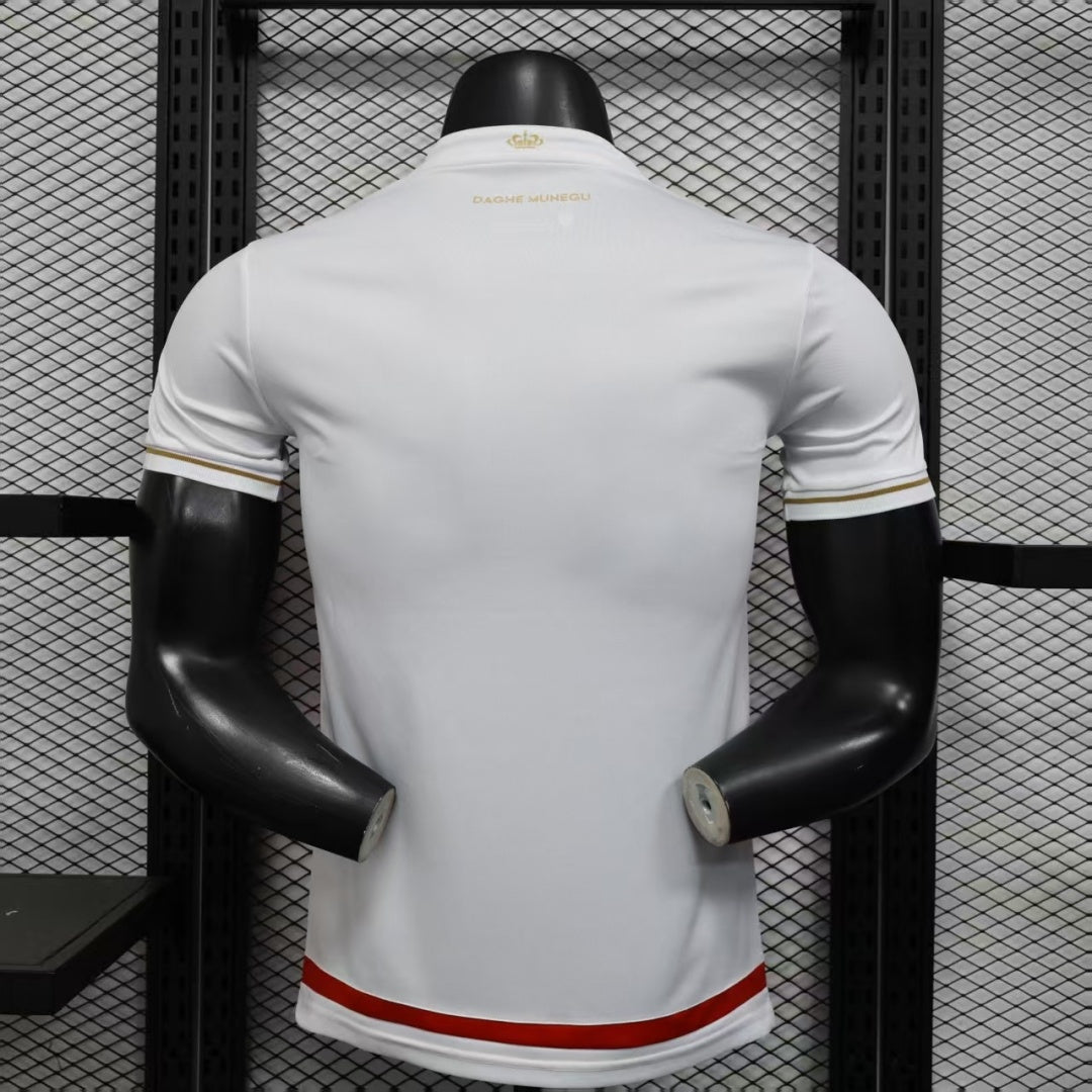 Maillot domicile Monaco 25/26 Le 12 -ème Maillot, maillot de football pour joueur, vue front avec logo et détails du design