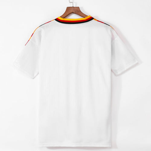 Maillot domicile rétro de l'Allemagne 1994, marque Le 12 -ème Maillot, vue de face avec logo et détails du maillot.