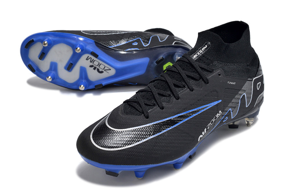 Crampons Mercurial Superfly IX Elite pour football, semelles avec pointes en métal et design moderne, chaussures de sport.