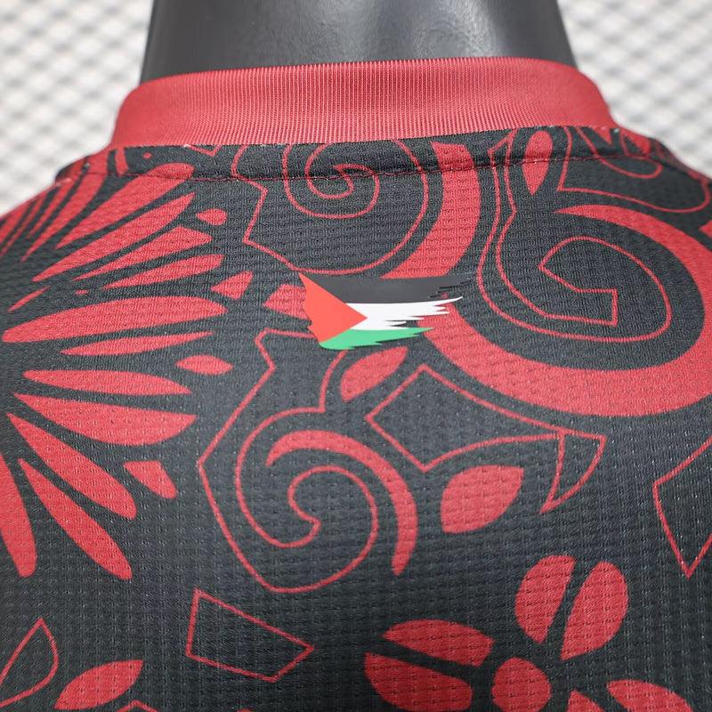 Maillot de football Palestine 2025-26, Le 12 -ème Maillot, design concept avec drapeau palestinien et logo.