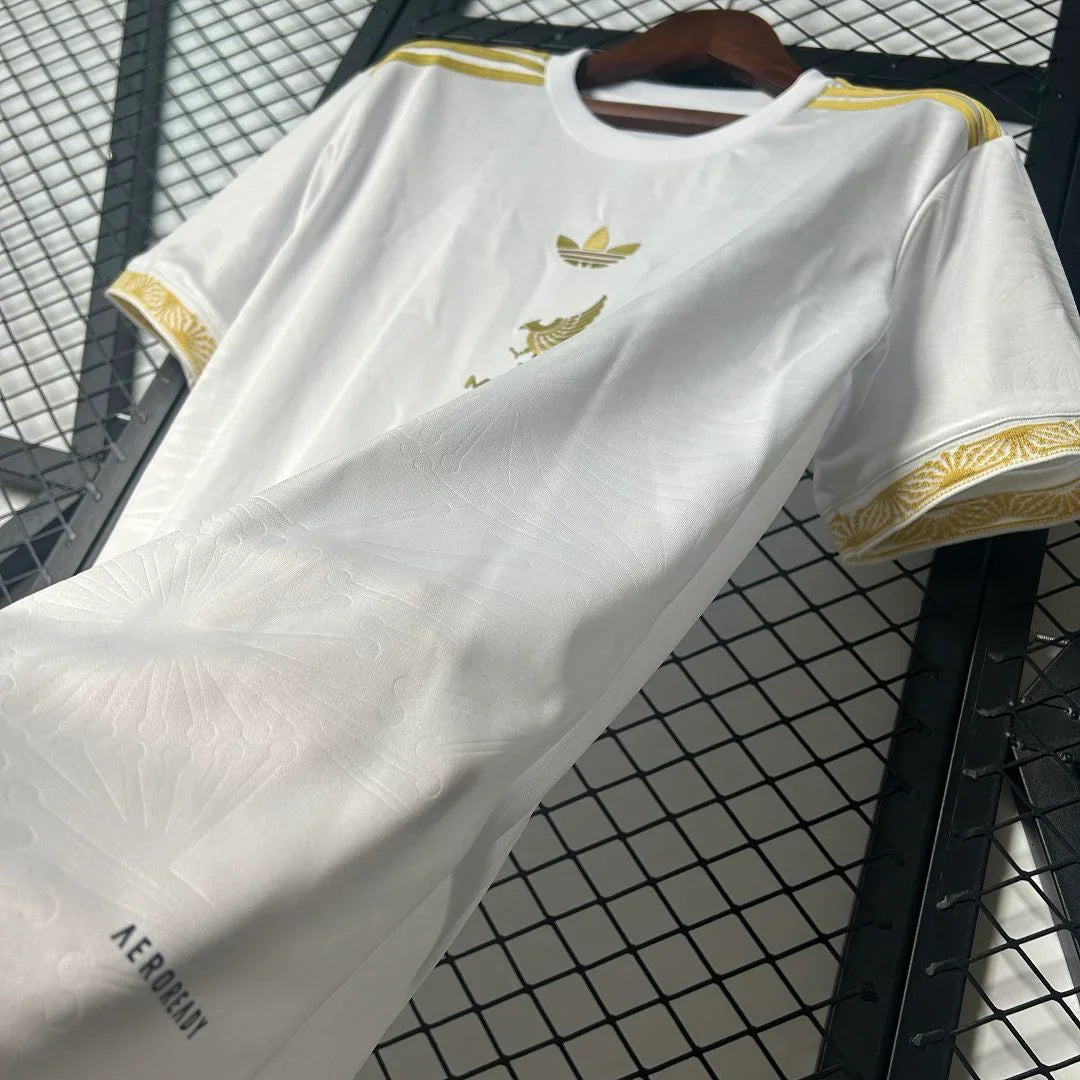 Maillot de football Mexique concept 2025 de la marque Le 12 -ème Maillot, vue de face avec design moderne et logo.