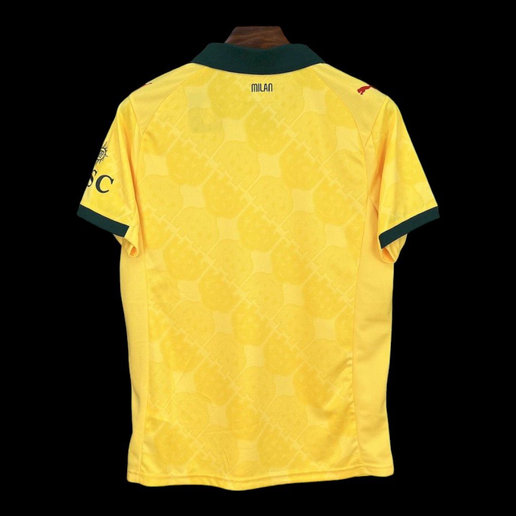 Maillot third AC Milan 25/26 Le 12 -ème Maillot, maillot de football avec logo et couleurs officielles sur le devant.