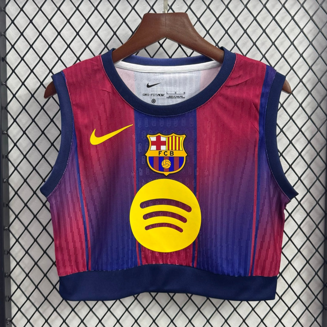 Maillot Barcelone femme 25/26 Le 12 -ème Maillot, maillot de football avec logo et design officiel, vue de face.