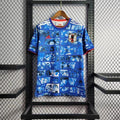 Maillot Japon 2023-2024 édition spéciale fan manga de Le 12, maillot de football avec design unique et logo officiel.