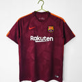 Maillot rétro du FC Barcelone 2017-2018, maillot third de style classique, signé Le 12 -ème Maillot, vue front.
