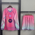 Ensemble homme Le 12 -ème Maillot Barcelone rose, veste 25/26 à manches longues, vêtement pour adulte.