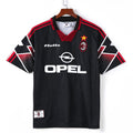 Maillot rétro troisième de l'AC Milan 1997-1998, marque Le 12-ème Maillot, en tissu avec logo et détails du club.