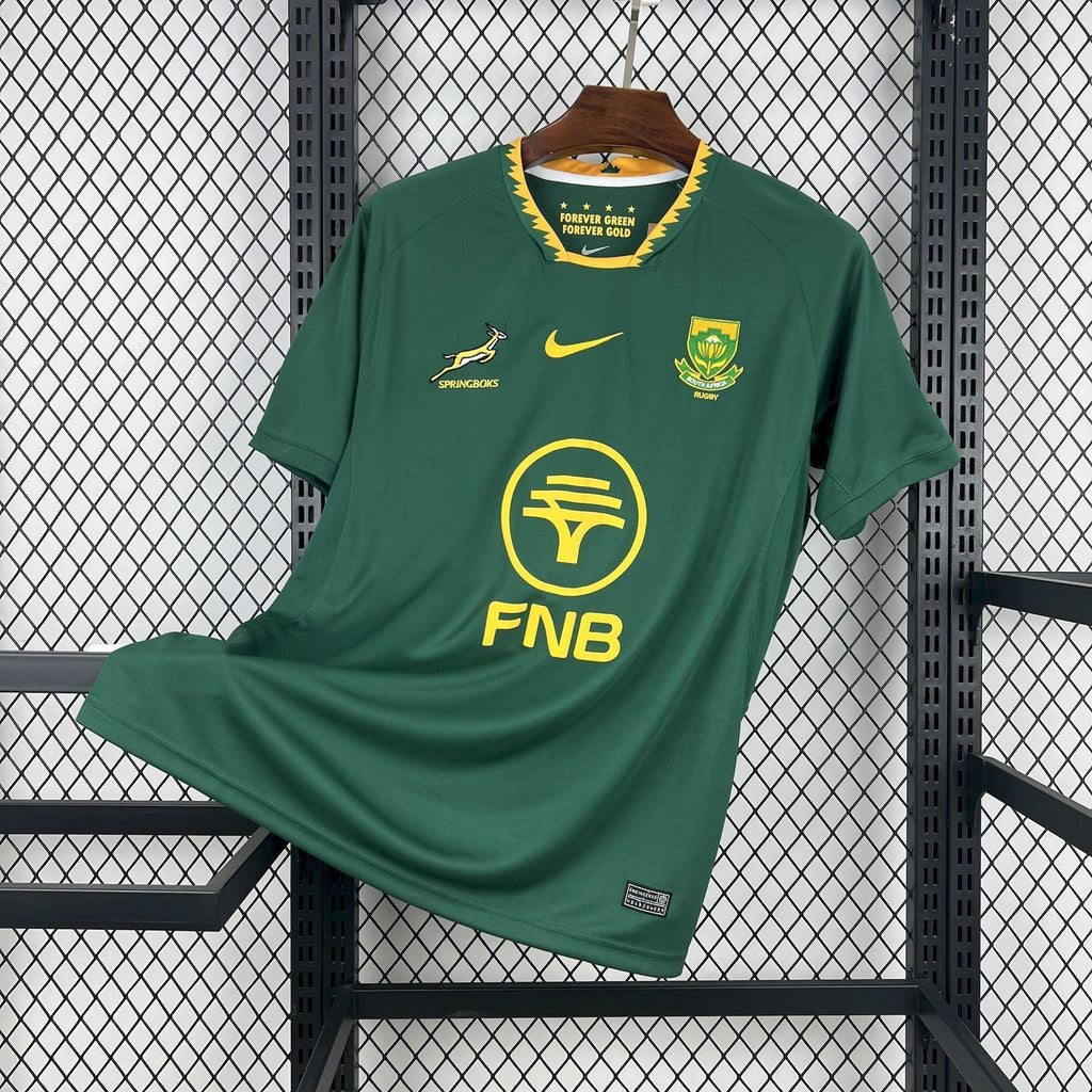 Maillot de football Afrique du Sud 2026 Le 12 -ème Maillot, maillot officiel avec drapeau sud-africain, vue frontale.