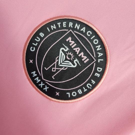 Maillot domicile de l'Inter Miami saison 2023-2024, marque Le 12 -ème Maillot, avec le logo de l'équipe et détails du design.