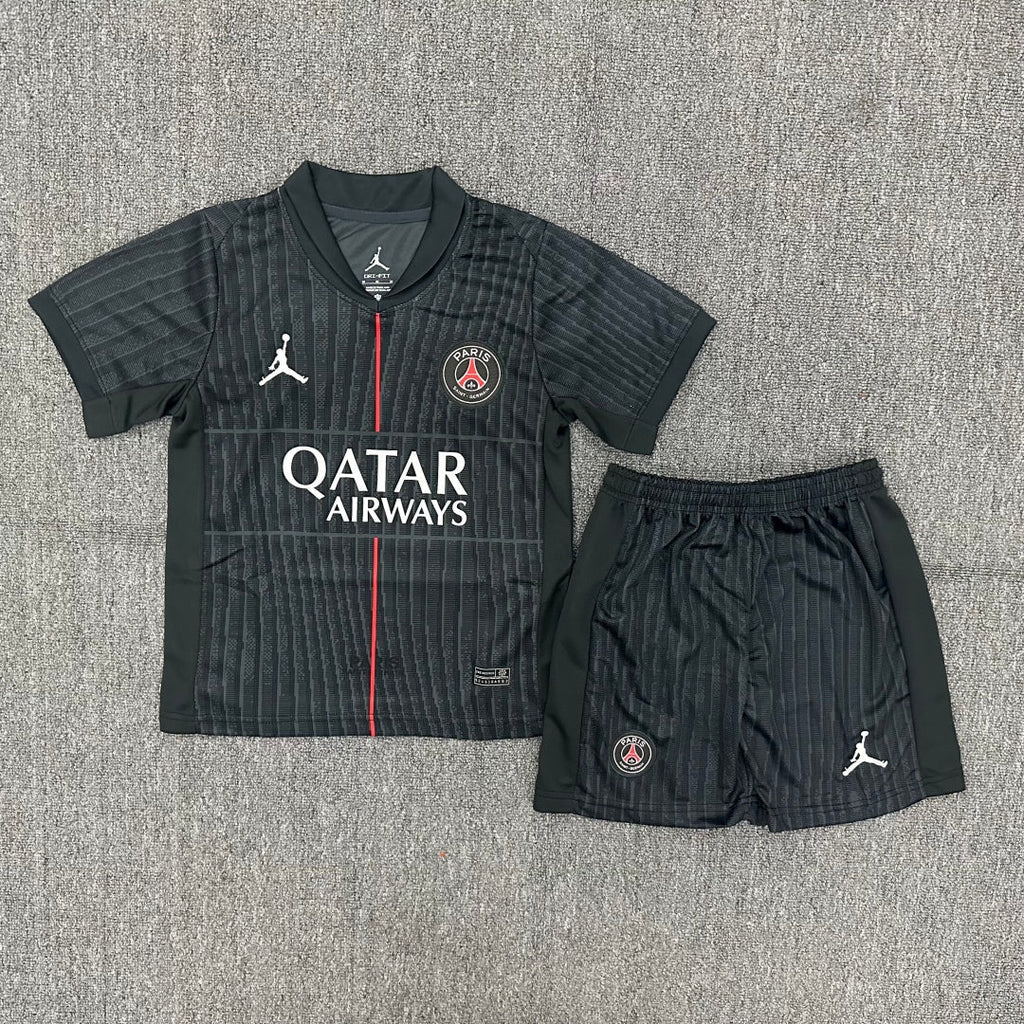 Ensemble enfant PSG quatrième maillot Le 12-ème Maillot, veste et pantalon avec logo PSG, taille 25/26, pour jeunes supporters.