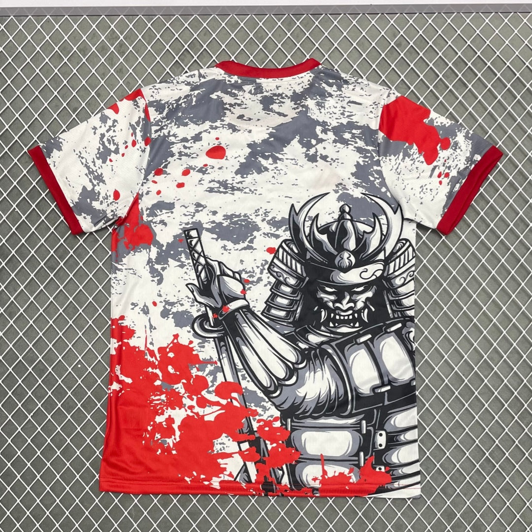 Maillot 25/26 Japan Anime Spécial rouge de la marque Le 12 -ème Maillot, vue de face avec détails du design.