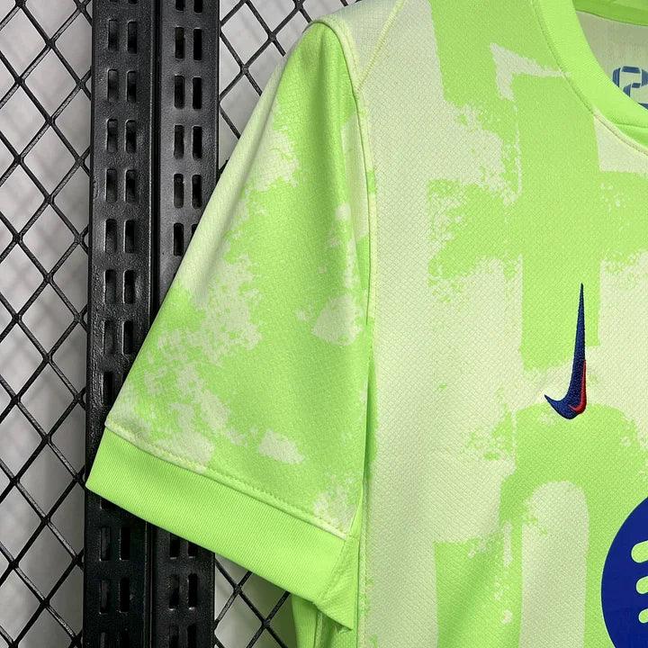 Maillot FC Barcelone foot troisième 2024-2025 Le 12-ème Maillot, vue de face avec logo et design moderne.