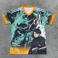 Maillot 25/26 Japan anime vert, marque Le 12 -ème Maillot, vêtement sportif avec motifs japonais.