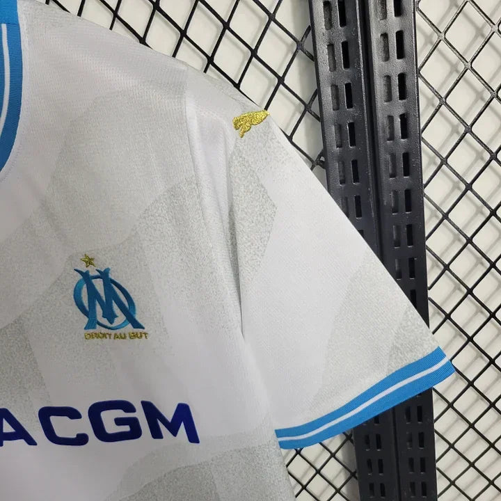 Maillot domicile Olympique de Marseille 2023 2024 Le 12 -ème Maillot, maillot de football avec logo et design officiel.