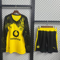 Ensemble Dortmund domicile 25/26 pour homme, maillot à manches longues, marque Le 12 -ème Maillot, devant avec logo.