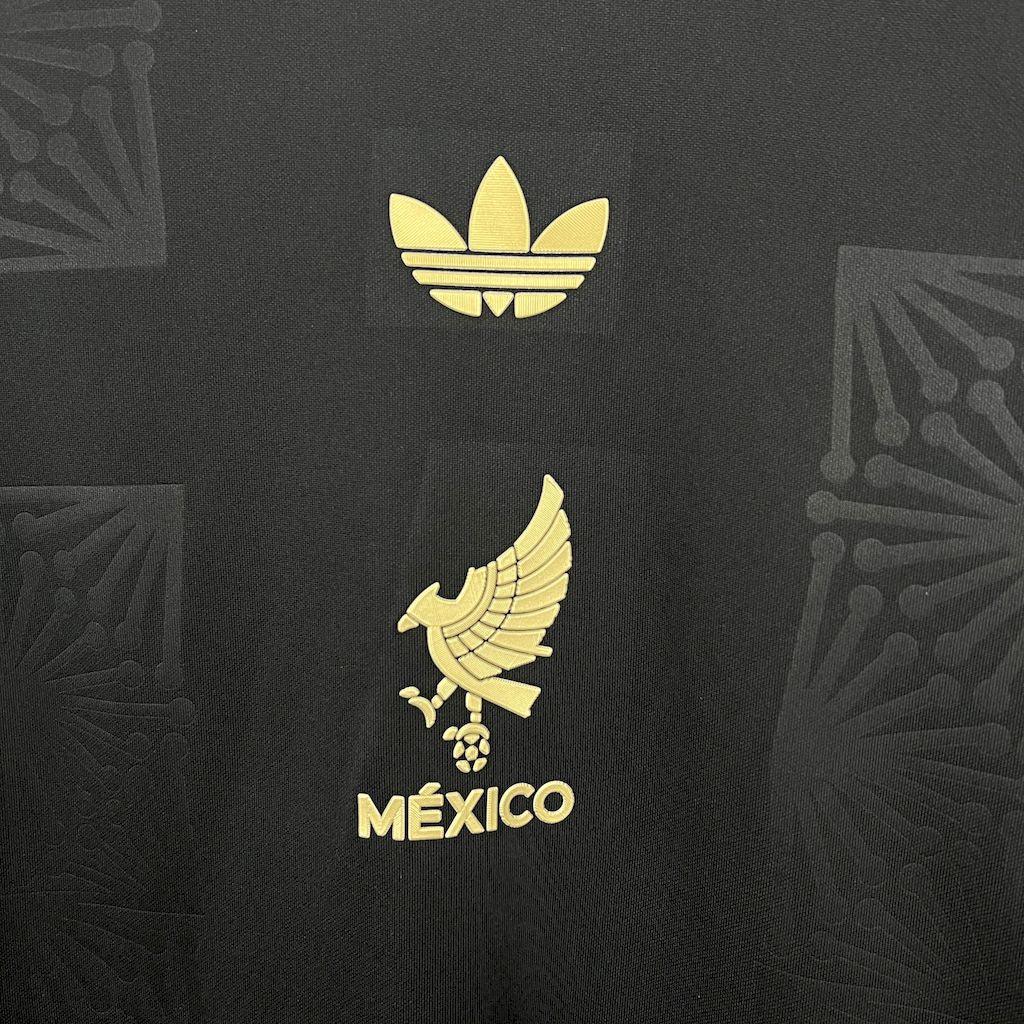 Maillot Mexique à manches longues Le 12 -ème Maillot, design concept 2025, vue de face avec logo et détails colorés