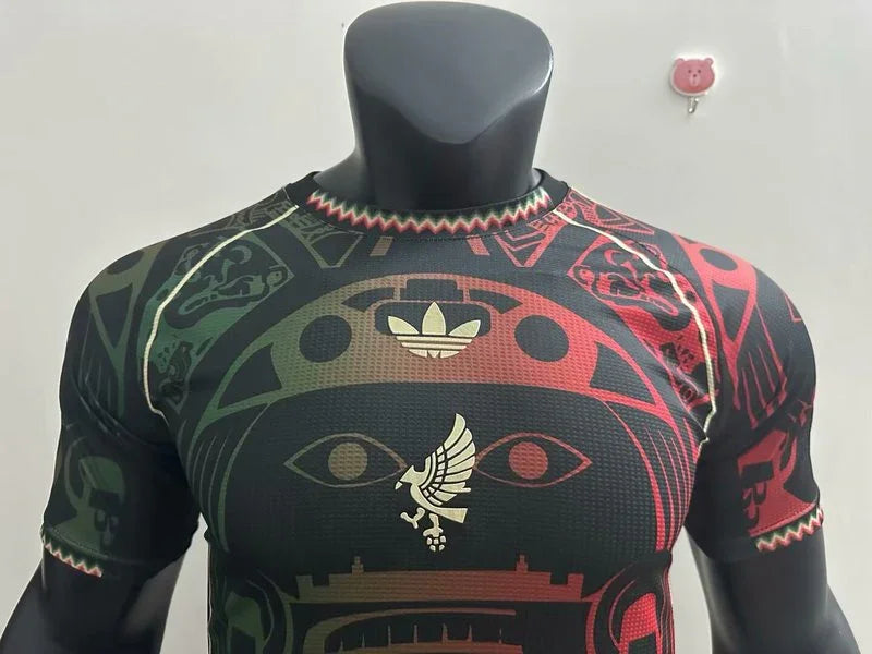 Maillot de football Mexique 2025-26, marque Le 12 -ème Maillot, avec design officiel et logo national visible.