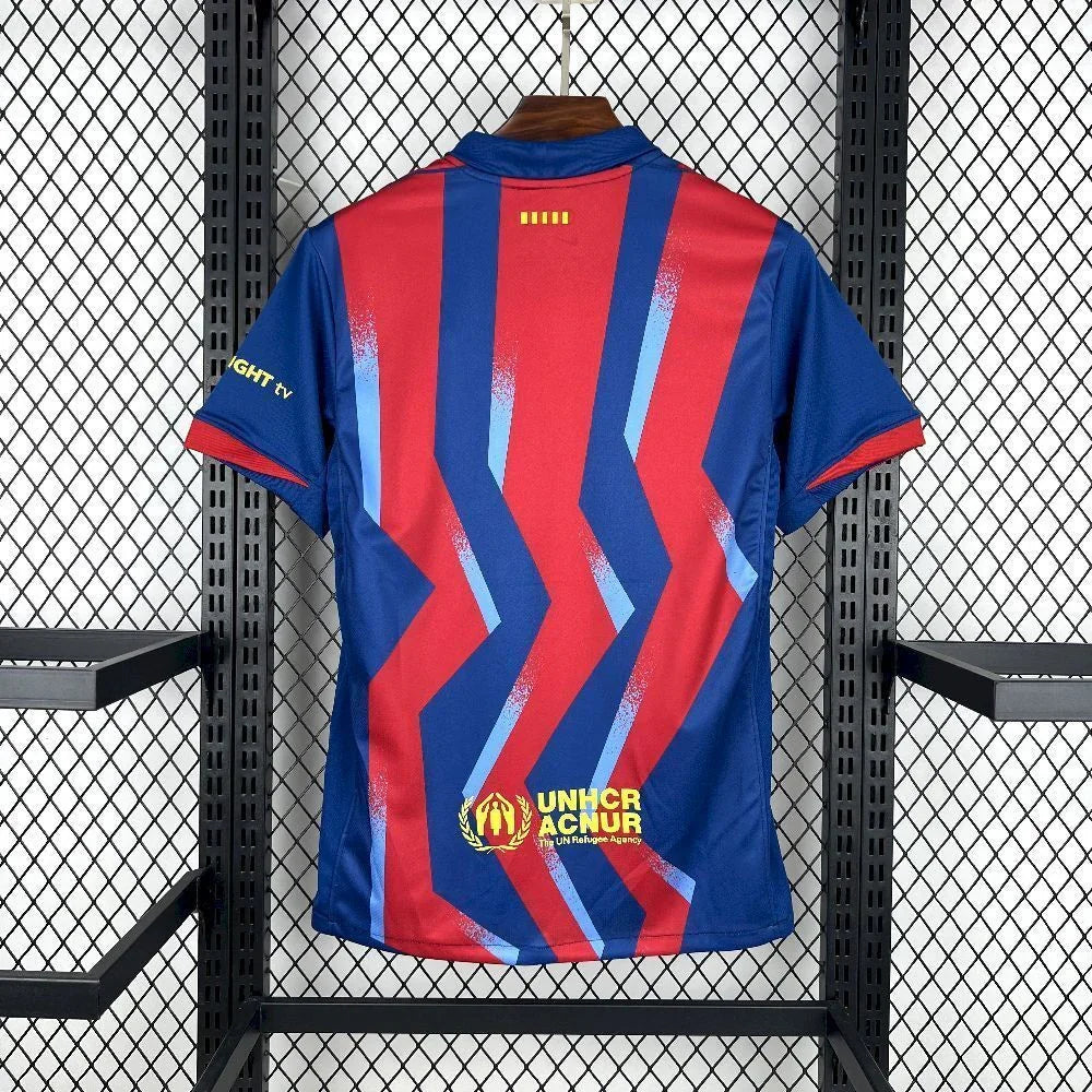 Maillot FC Barcelone 2025-26 Le 12-ème Maillot, maillot de football avec logo Blaugrana et détails modernes.
