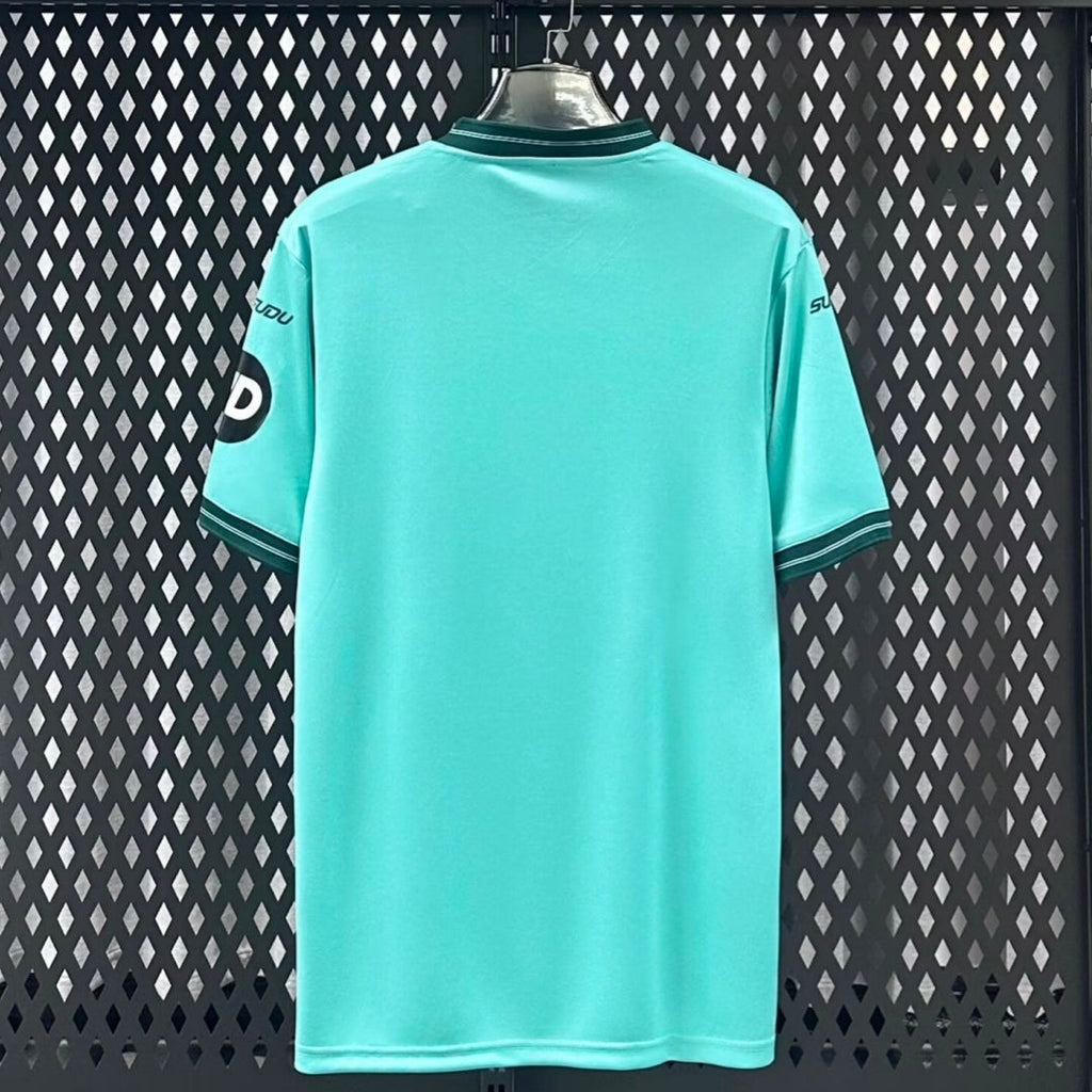 Maillot extérieur Wolverhampton 25/26 Le 12 -ème Maillot, maillot de football avec logo et design de l'équipe Wolverhampton.