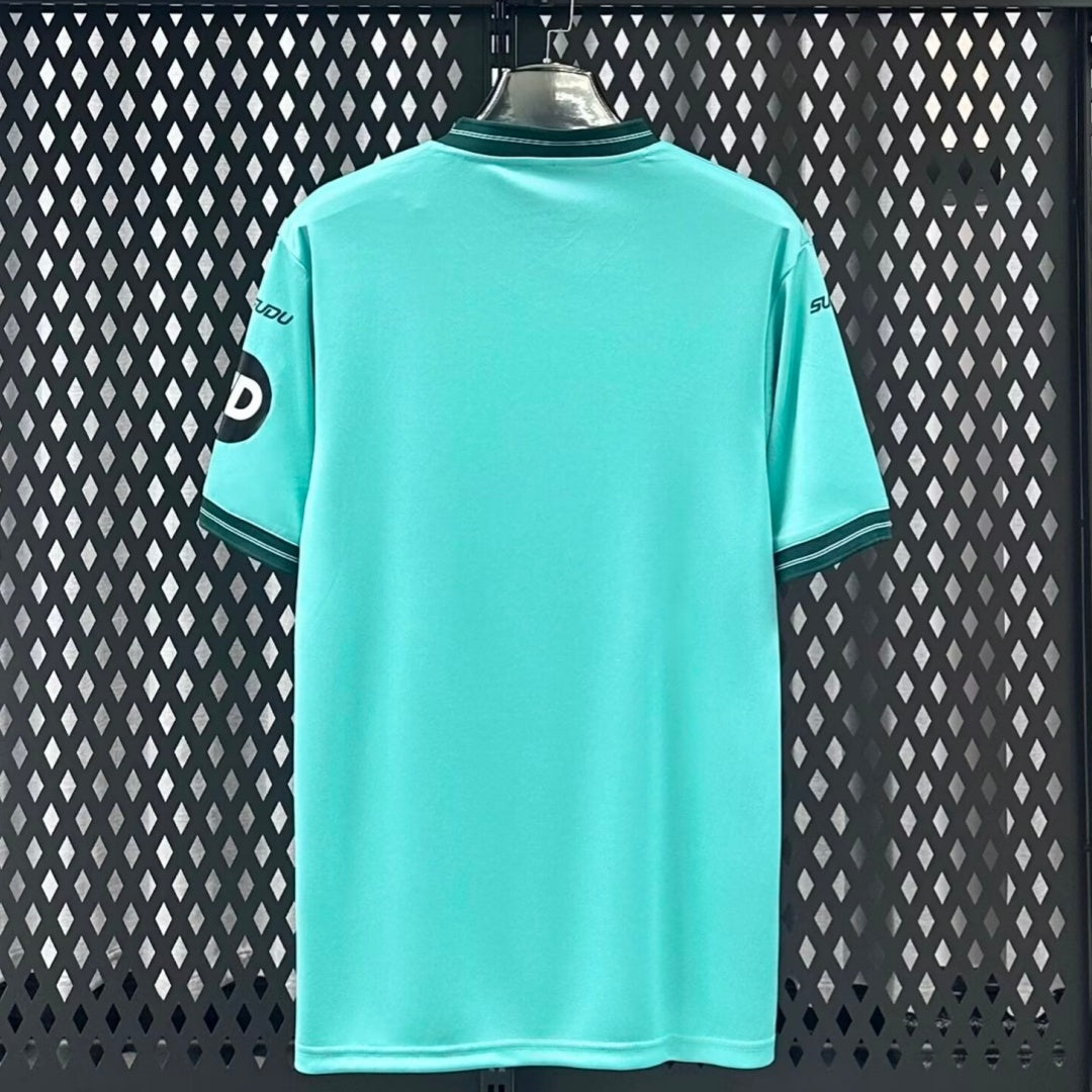 Maillot extérieur Wolverhampton 25/26 Le 12 -ème Maillot, maillot de football avec logo et design de l'équipe Wolverhampton.