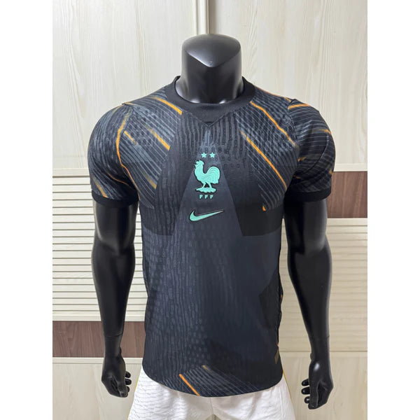 Maillot de gardien de but France 2026 Le 12 ème Maillot, maillot de sport avec logo et détails de l'équipe nationale.