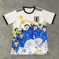 Maillot 25/26 Japan anime Spécial V de la marque Le 12 -ème Maillot, vue de face avec motifs colorés et détails du design.