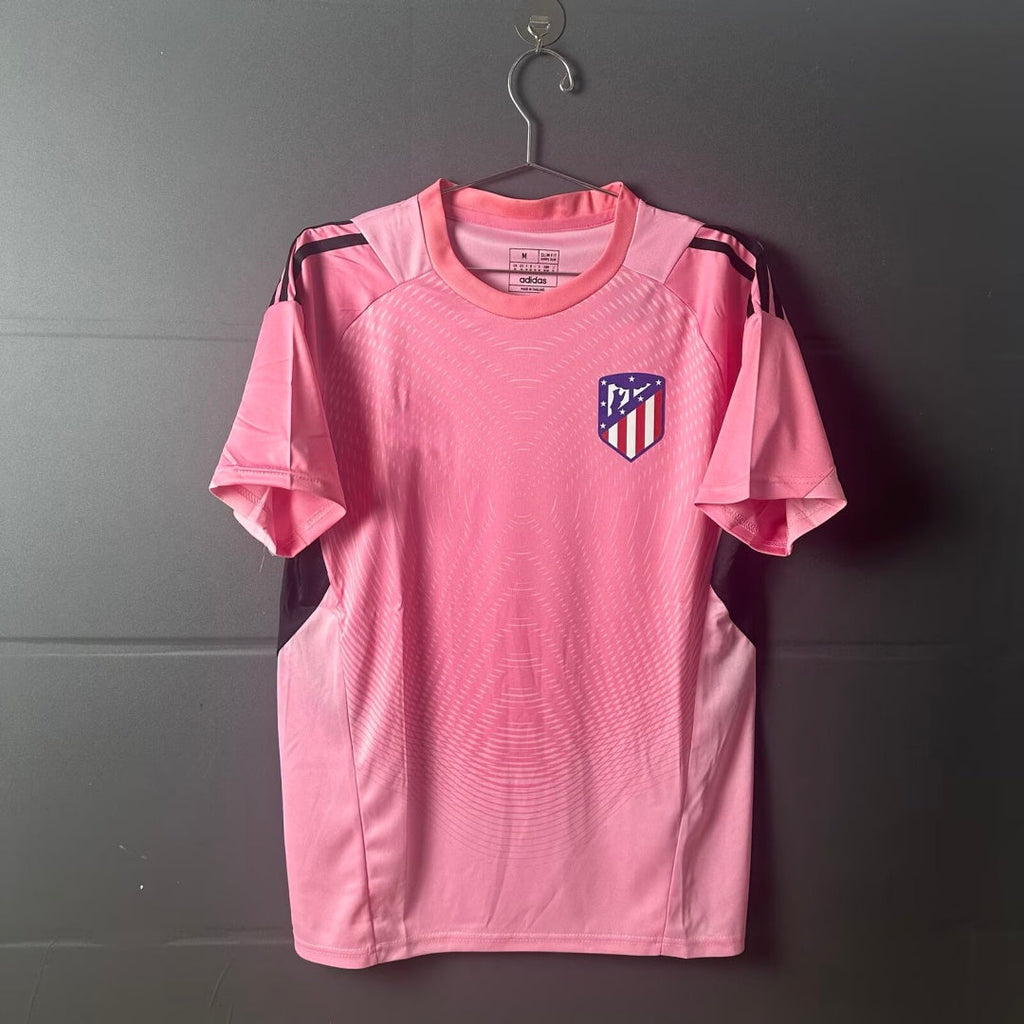 Maillot de gardien de but Atlético Madrid 25/26 Le 12 -ème Maillot, maillot vert avec logo et détails sportifs.