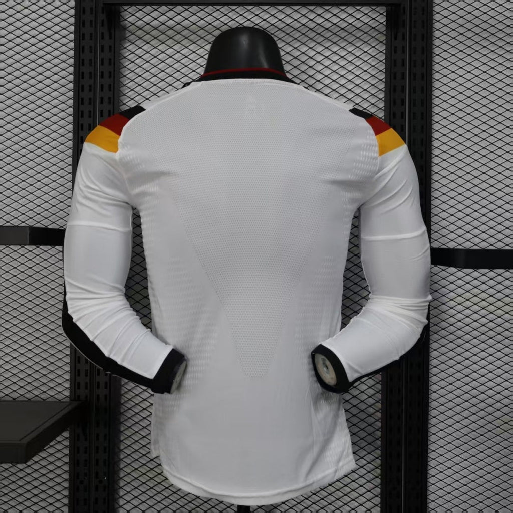 Maillot à manches longues Allemagne Domicile Le 12 -ème Maillot, maillot de football pour enfants 25/26 ans, tenue officielle.