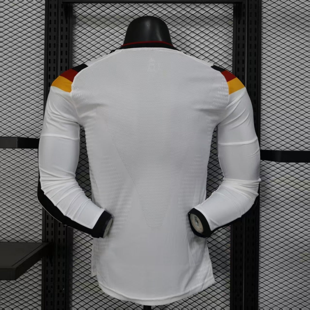 Maillot à manches longues Allemagne Domicile Le 12 -ème Maillot, maillot de football pour enfants 25/26 ans, tenue officielle.