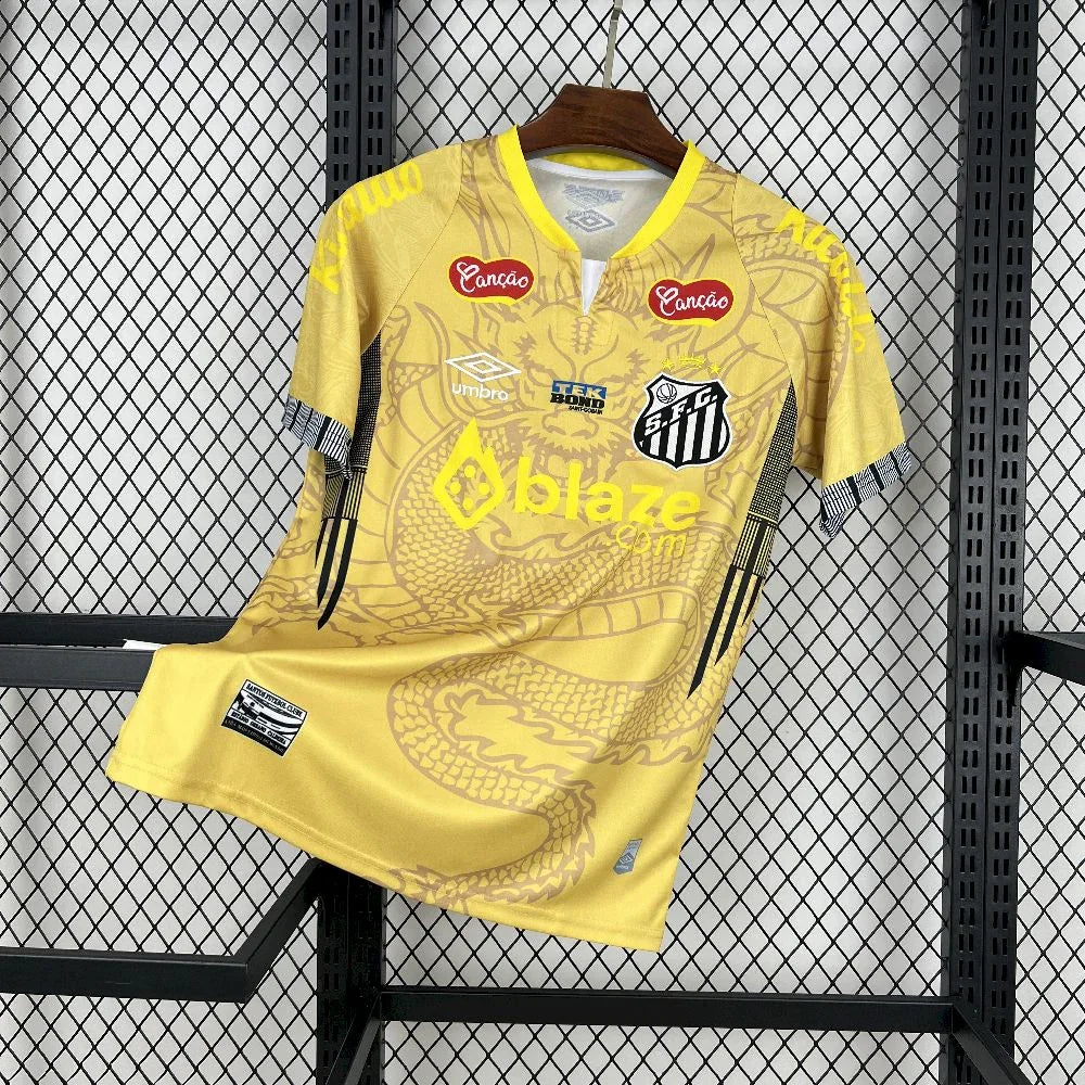 Maillot de football Santos concept 2025-26, marque Le 12 -ème Maillot, en tissu sportif avec design moderne et logo de l'équipe.
