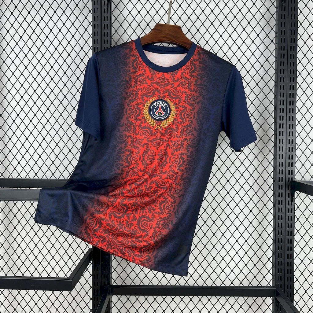 Maillot PSG concept 2025-26 de Le 12 -ème Maillot, devant avec logo et design moderne, tissu en polyester.