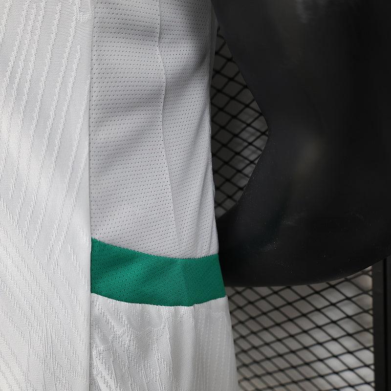 Maillot Sénégal CAN 2025-26 Le 12, maillot de football avec logo et couleurs du Sénégal, vue front sur fond blanc.