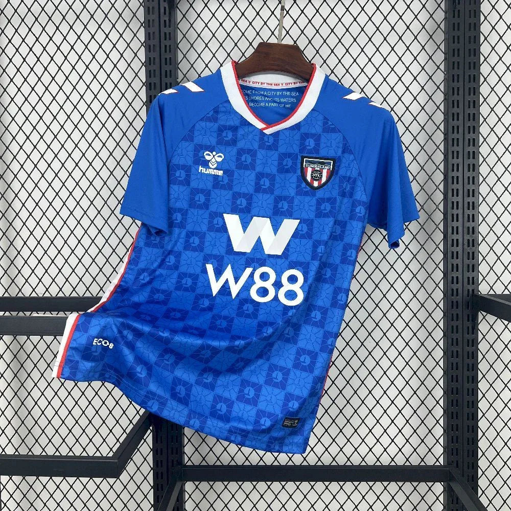 Maillot extérieur Sunderland 2025-26 de la marque Le 12 -ème Maillot, vue de face avec logo et design sportif.