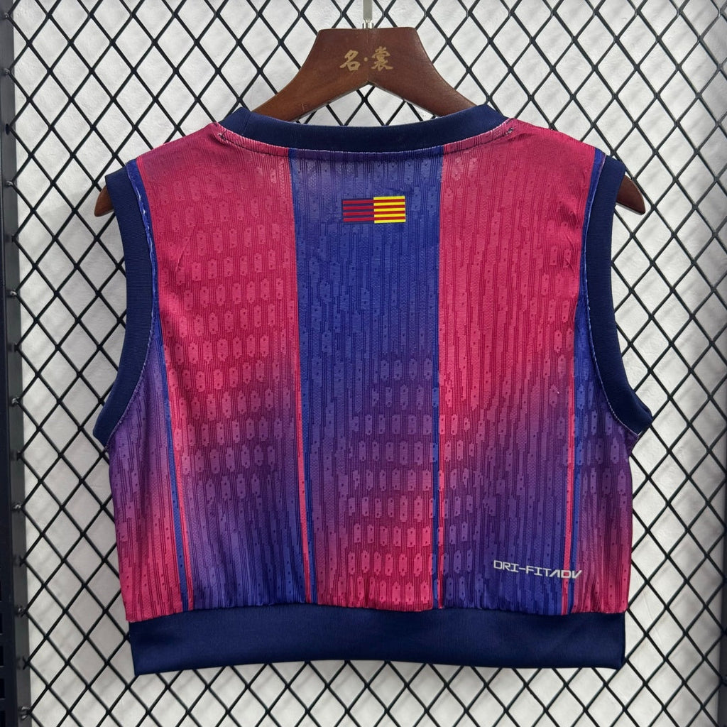 Maillot femme Barcelone 25/26, Le 12 -ème Maillot, maillot de football aux couleurs du FC Barcelone, vue de face.