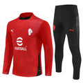 Ensemble de football AC Milan rouge pour enfants, maillot Le 12 -ème Maillot, avec logo du club et design sportif.